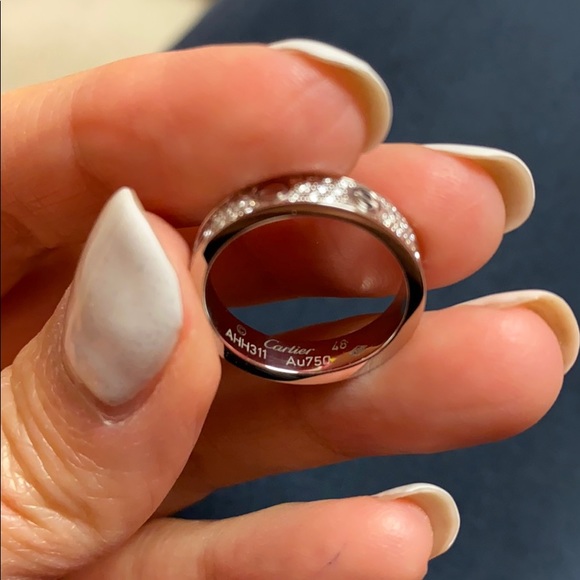 Cartier pave white gold - Picture 4 of 8